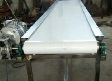 白色皮帶輸送機(jī) 材質(zhì)PU，耐高溫，耐腐蝕酸堿